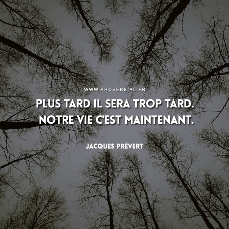 Citation de Jacques Prévert