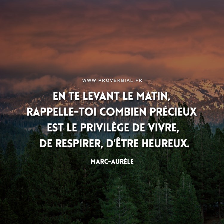 Citation de Marc-Aurèle