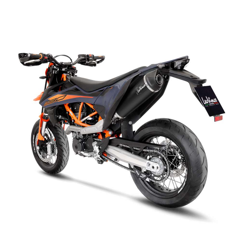 Nero Stainless Steel For Ktm 690 Smc R 2021 Leovince