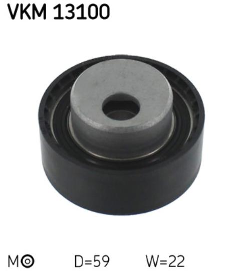 Rullo tenditore, Cinghia dentata VKM 13100 SKF per FIAT CITROËN PEUGEOT