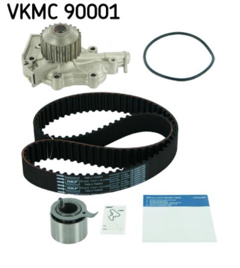 Pompa acqua + Kit cinghie dentate VKMC 90001 SKF per CHEVROLET DAEWOO