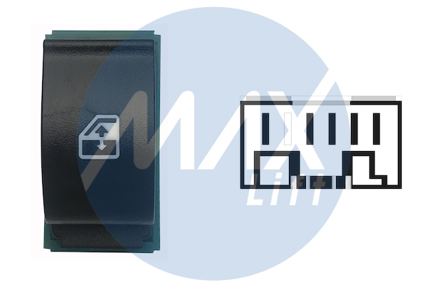 Interrupteur lève-vitre SFT101 MAX pour FIAT