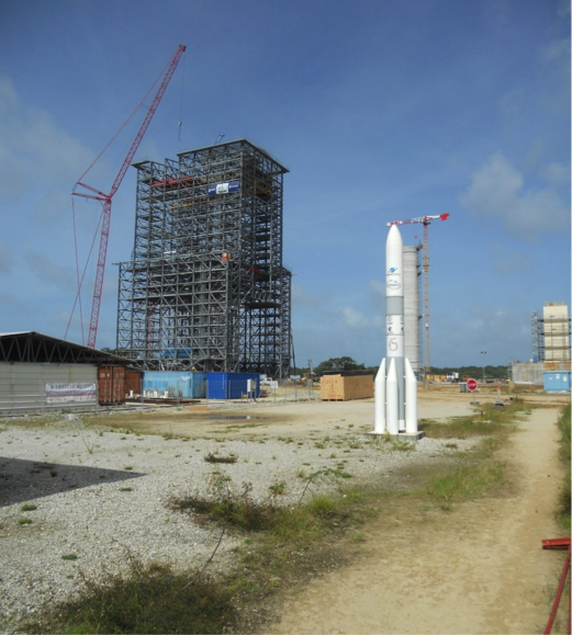 Ariane spaceship visual of the ariane spaceship