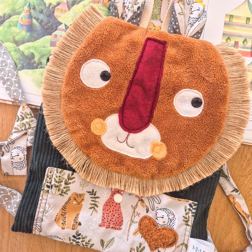 Sac a dos maternelle lion