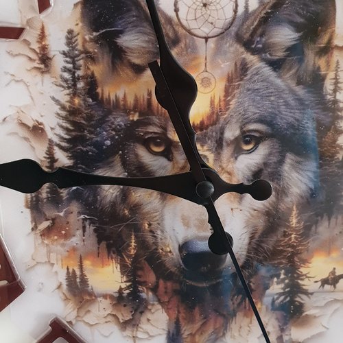 Horloge en resine