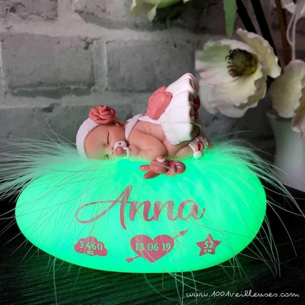 Veilleuse Bebe Personnalise Fille Un Grand Marche