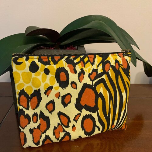 Pochette motif léopard