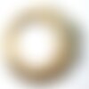 100pc - colliers tours de cou 45cm coton ciré 1.5mm beige clair