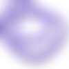 Fil 39cm 60pc env - perles pierre - jade boules 6mm violet mauve lavande lilas pastel