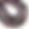 10pc - perles de pierre - améthyste chevron boules 6mm