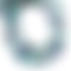 10pc - perles de pierre - fluorite multicolore boules 4mm   4558550037527