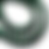 Fil 39cm 52pc env - perles de pierre - malachite verte naturelle boules 8mm
