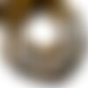 Fil 39cm 39pc env - perles de pierre - oeil de tigre nuggets facettés 9-10mm