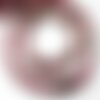 10pc - perles de pierre - tourmaline rose boules 4mm