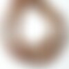 5pc - perles pierre de soleil boules facettées 8mm