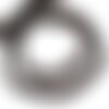 Fil 37cm 200pc env - perles de pierre - grenat rondelles heishi 3-4mm