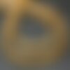 Fil 34cm 120pc env - perles pierre - citrine rondelles heishi 5-7mm jaune clair transparent