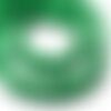 10pc - perles pierre - jade rondelles facettées 8x5mm vert empire imperial