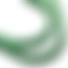Fil 39cm 180pc env - perles de pierre turquoise synthèse rondelles heishi 4x2mm vert