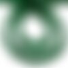 20pc - perles de pierre - jade boules facettées 6mm vert empire