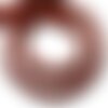 10pc - perles de pierre - jaspe rouge rondelles facettées 6x4mm