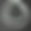 Fil 39cm 104pc env - perles de pierre - pierre de lune orientale boules 3-4mm blanc gris irisé