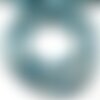 Fil 39cm 67pc env - perles de pierre - apatite boules 6mm bleu