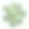 Fil 39cm 22pc env - perles de pierre turquoise synthèse - tortues 19x15mm vert