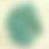 Fil 39cm 23pc env - perles turquoise synthèse gouttes facettées 16x9mm bleu turquoise