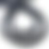 Fil 39cm 66pc env - perles de pierre - saphir bleu boules 6mm