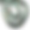 Fil 39cm 63pc env - perles de pierre - turquoise d'afrique boules 6mm mat sablé givré