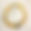 Bracelet argent 925 et ambre naturelle - rondelles 6-8mm