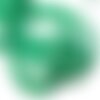 20pc - perles pierre - onyx vert boules 4mm vert transparent