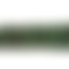 Fil 39cm 63pc env - perles de pierre - pyrite verte boules 6mm