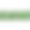 Fil 39cm 46pc env - perles de pierre - aventurine verte boules facettées 8mm