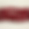 1 fil 39cm perles de pierre - jade gouttes 14x10mm rouge