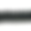 Fil 39cm 27pc env - perles de pierre - onyx noir mat boules 14mm