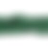 Fil 39cm 75pc env - perles pierre - jade rondelles facettées 8x5mm vert sapin empire