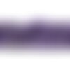 Fil 39cm 75pc env - perles pierre - jade rondelles facettées 8x5mm violet byzantin eveque