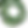 Fil 39cm - perles de pierre - aventurine verte nuggets facettés 7-10mm