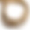 Fil 39cm 150pc env - perles de pierre - jaspe paysage beige rondelles heishi 4mm