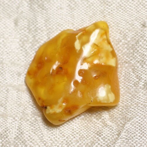 N18 - ambre naturelle pierre roulée morceau 26x24x7mm - 4558550089045
