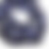 Fil 89cm 155pc env - perles de pierre - sodalite grosses rocailles chips 6-19mm
