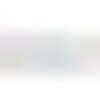10pc - perles pierre - aigue marine kunzite béryl rondelles facettées 2-4mm bleu vert rose clair pastel - 4558550090430