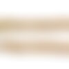 Fil 33cm 140pc env - perles pierre - citrine rondelles facettées 2-4mm jaune clair pastel transparent
