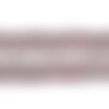 Fil 33cm 115pc env - perles pierre - grenat rhodolite rondelles facettées 3-4mm rouge rose framboise bordeaux