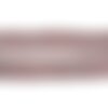 Fil 33cm 135pc env - perles pierre - grenat mozambie rondelles facettées 3-4mm rouge bordeaux marron