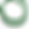 Fil 42cm 210pc env - perles de pierre - grenat tsavorite vert rondelles facettées 2-5mm