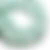 Fil 39cm 28pc env - perles de pierre - jade boules 14mm vert clair turquoise