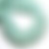 Fil 39cm 33pc env - perles de pierre - jade boules 12mm vert clair turquoise